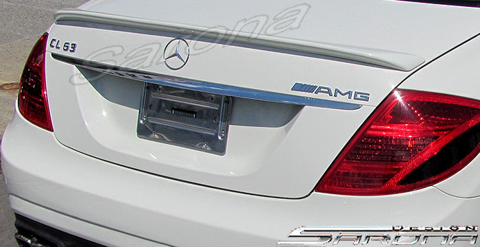Custom Mercedes CL Trunk Wing  Coupe (2007 - 2014) - $299.00 (Manufacturer Sarona, Part #MB-032-TW)
